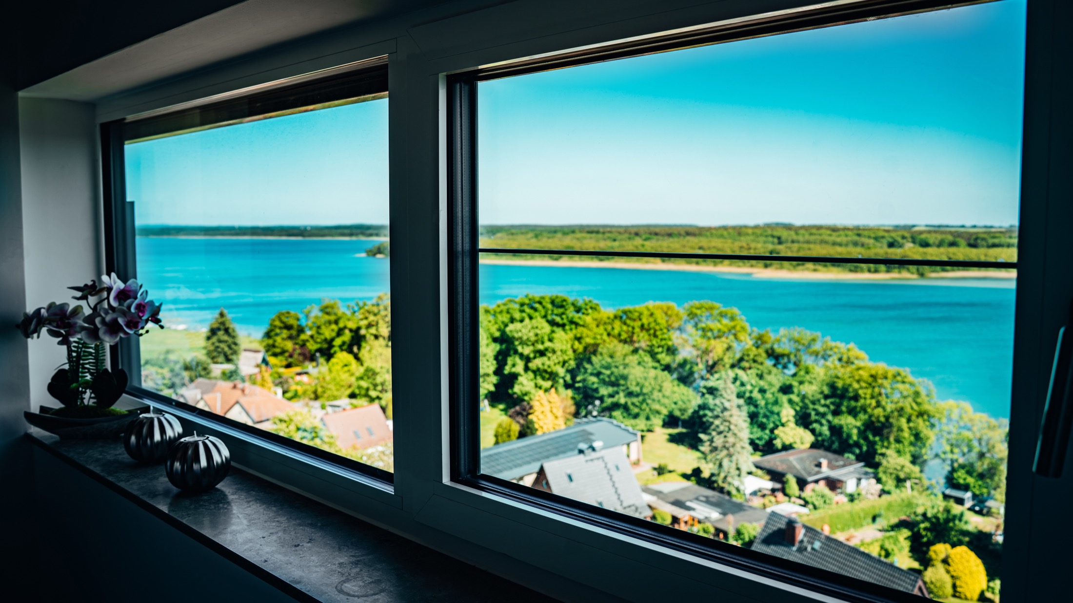 Blick aus dem Loft in Bad Kleinen