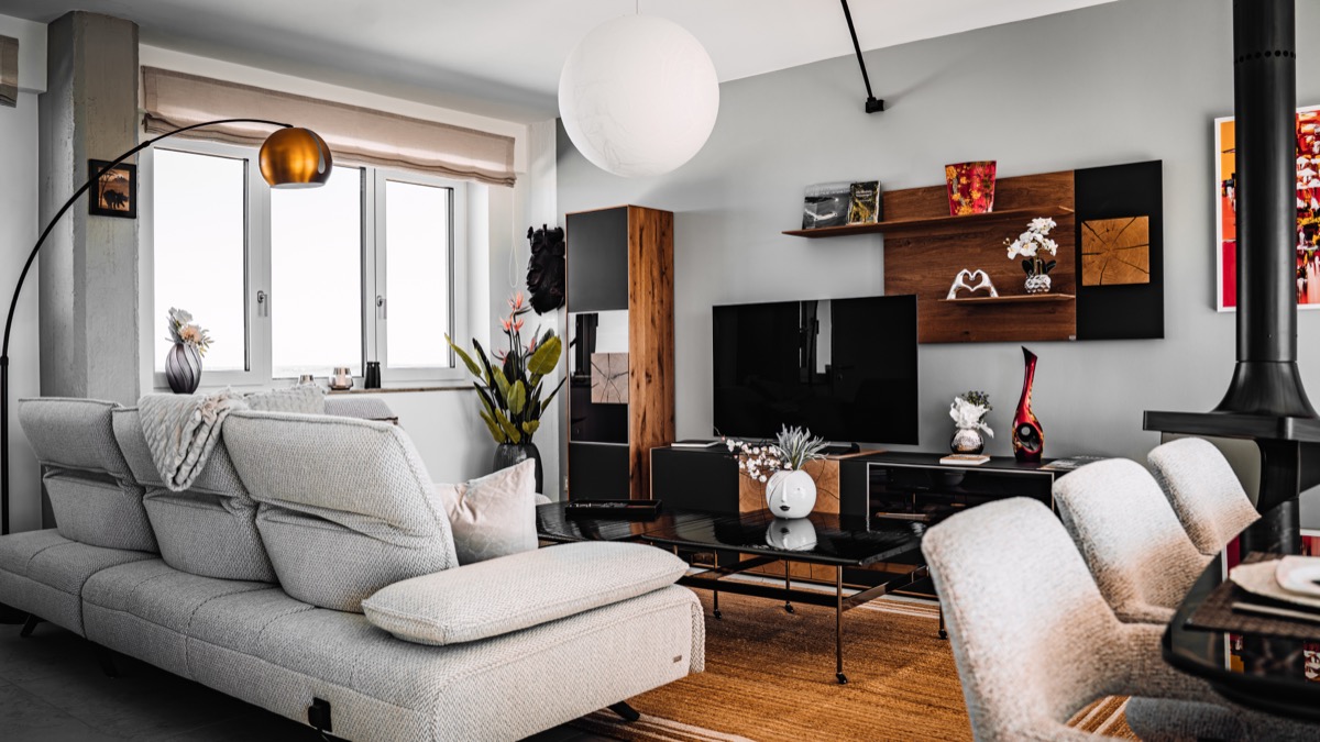 TV im Wohnzimmer